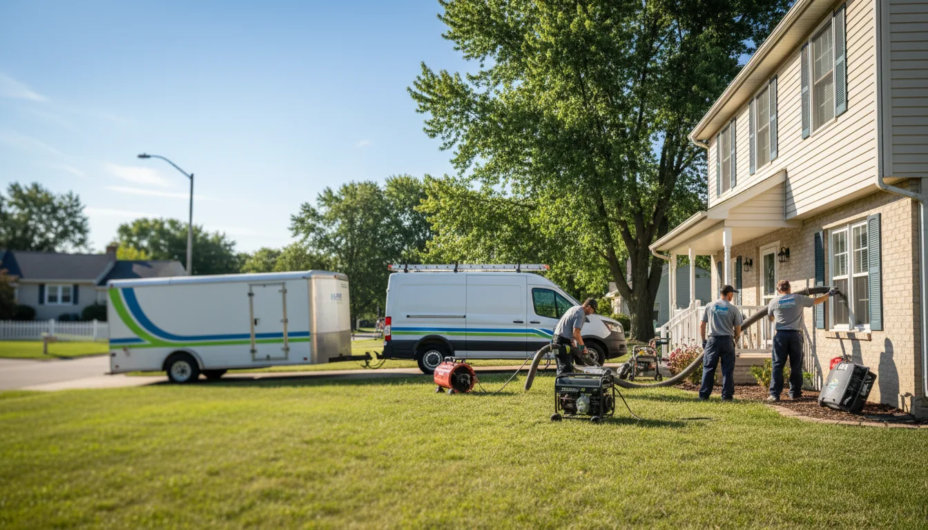 Flooded Basement Restoration And Cleanup With Repair in Albion, NE near me